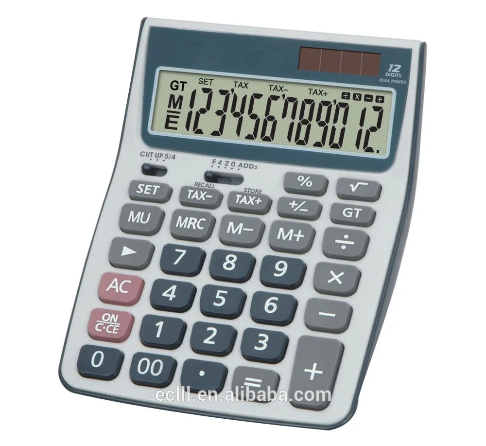 Office Tax Calculator With Dual Power 