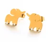 Stainless steel cute puppy cat mermaid bee and other small animal fashion earrings