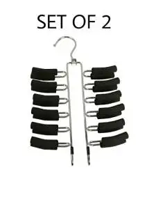 Friction Tie Rack and Scarf Hanger - Non-slip (1) (1-Pack) (2-Pack, Tie Rack and Scarf)