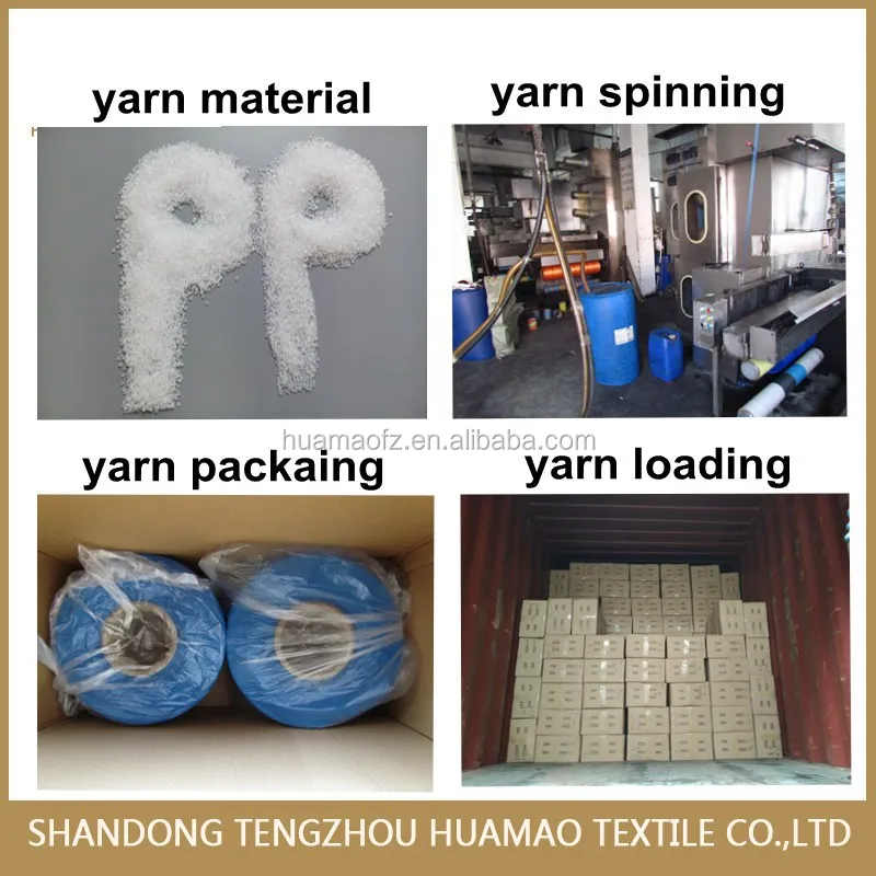 HT 1100 Dtex Natural White PP Yarn for Webbing - High Tenacity