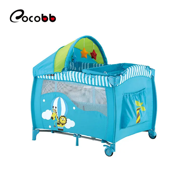 Modern luxury safety baby play yard baby playpen with EN716 certification