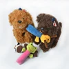 Trends 2019 amazon hot sale cute frog plush stick toy pet cat interactive products bauble durable dog toy for playing