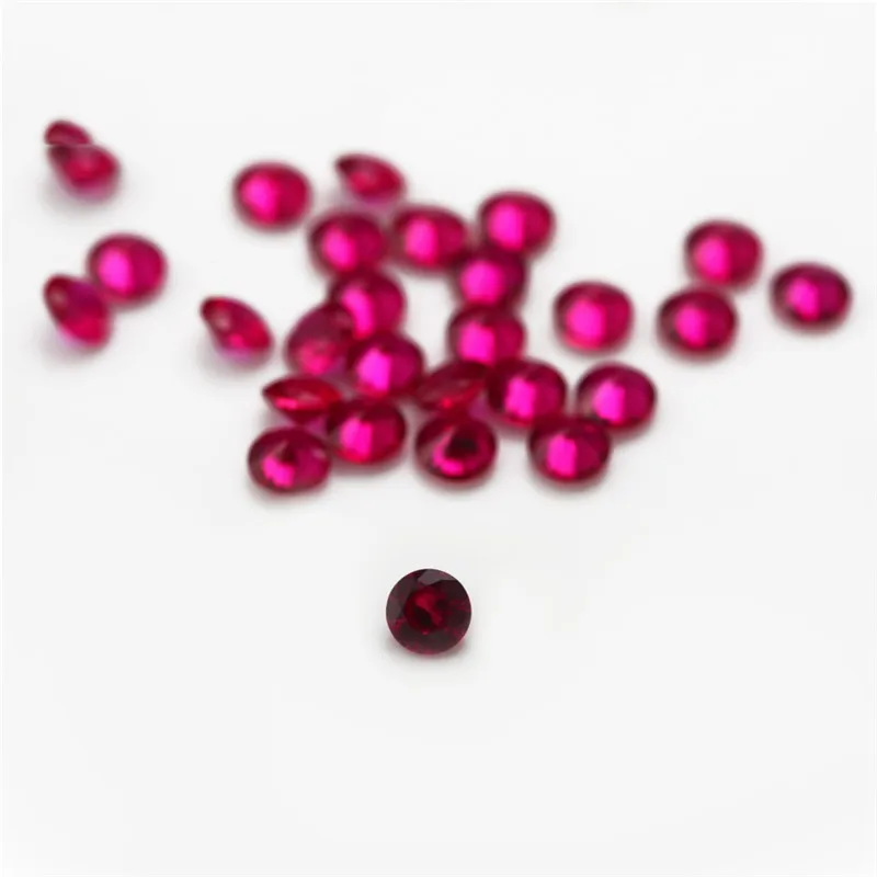 Wuzhou Jiangyuan 8 Red Industrial Synthetic Ruby Stone Prices Per Carat Gemstone Ruby Buy