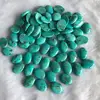 Natural rough to make the pear-shape compressed turquoise cabochons