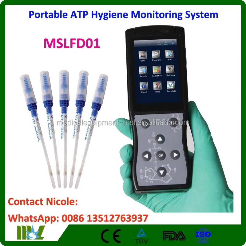 Mslfd01 Sensitive Detect Portable Bacteria Meter/atp Hygiene Monitoring