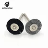 Nylon wire roller stainless steel copper cylindrical microfiber flexible detailing cleaning alloy car wheel rim brush