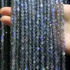Tryme AAA+ Natural Top grade Grey Moonstone Labradorstein Semi-precious Stone beads For Jewelry Making DIY 4/ 6/7 mm Strand 15.5
