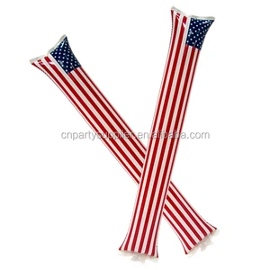 cheering sticks with united states flag design printing