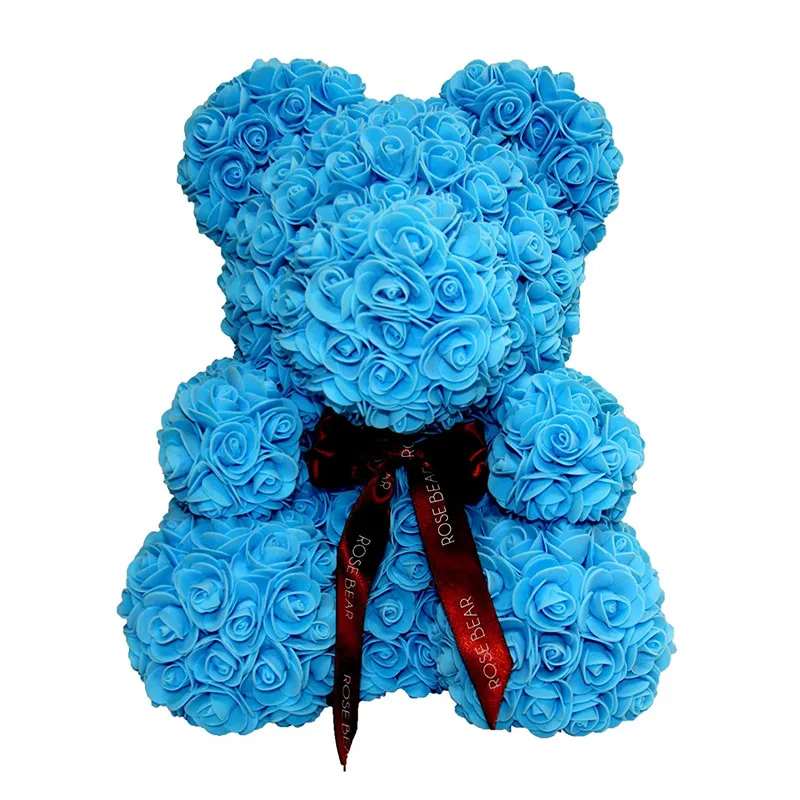 stuffed rose bear