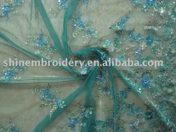 embroidered fabric tulle plain fancy stones embroidery dresses fashion larger