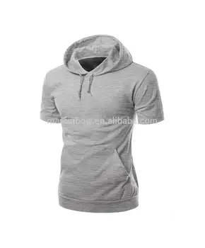 mens short sleeve pullover hoodie