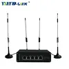 yinuolink din rail industrial lte wireless router support dynamic IP address assignment