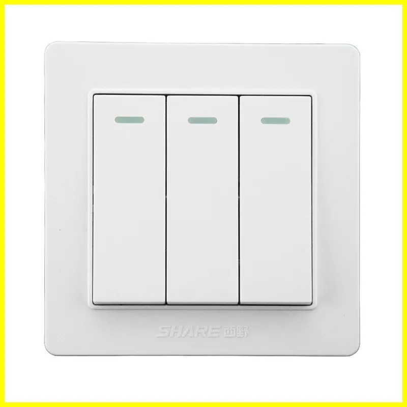 Share 15amp Round 3 Pin Plug Switched Socket Wall Socket For Saudi