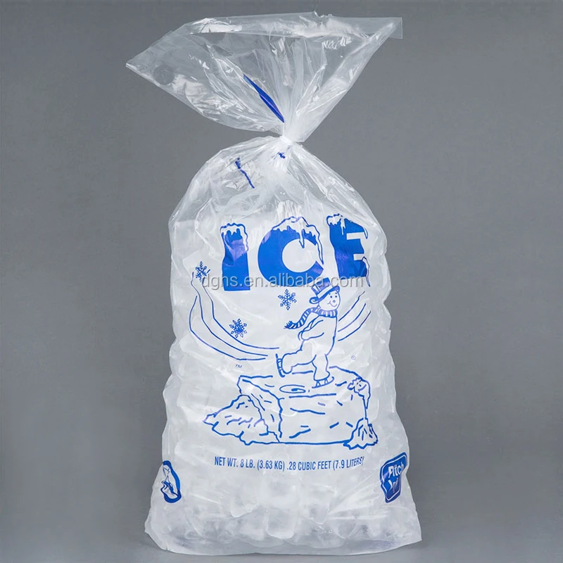 Food Grade Disposable Plastic Ice Cube Bags Buy Plastic Ice Bags
