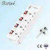 Custom Personalized Cheap 4 way electrical extension socket