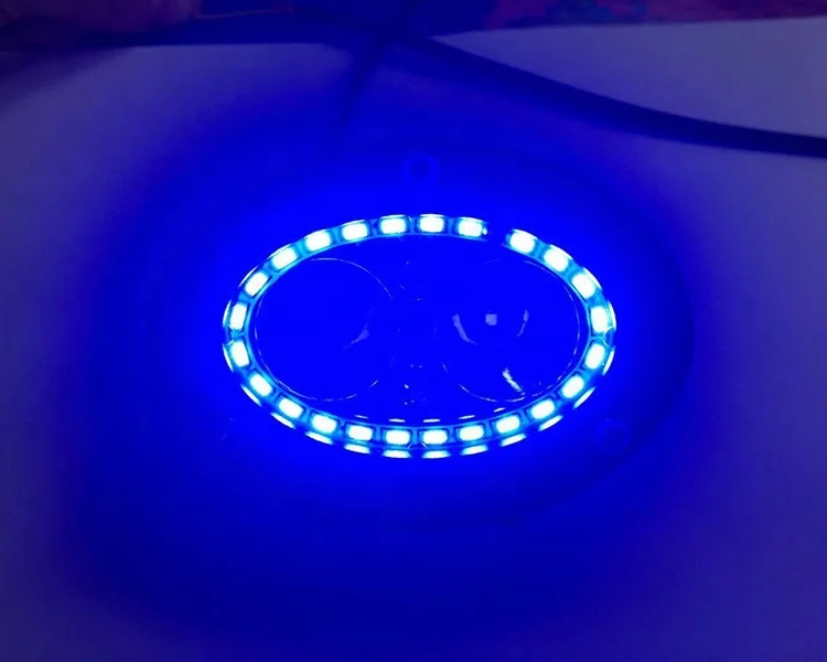 La motocicleta de alta calidad 20W llevó la luz llevada 12v del faro con el anillo