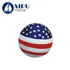 Wholesale logo printing national flag PU foam stress ball for kid and adult