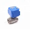 ss304 brass full bore BSP NPT CWX-25S 12v stainless steel dn15 motorised ball valve motorised pool valve
