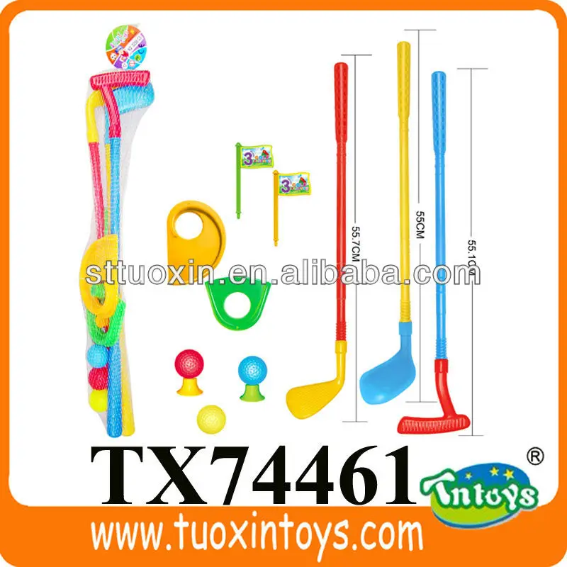 plastic mini golf set