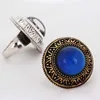 Antique Silver Plating Gemstone Vivid Color Change Mood Stone Jewellery Rings for Sale