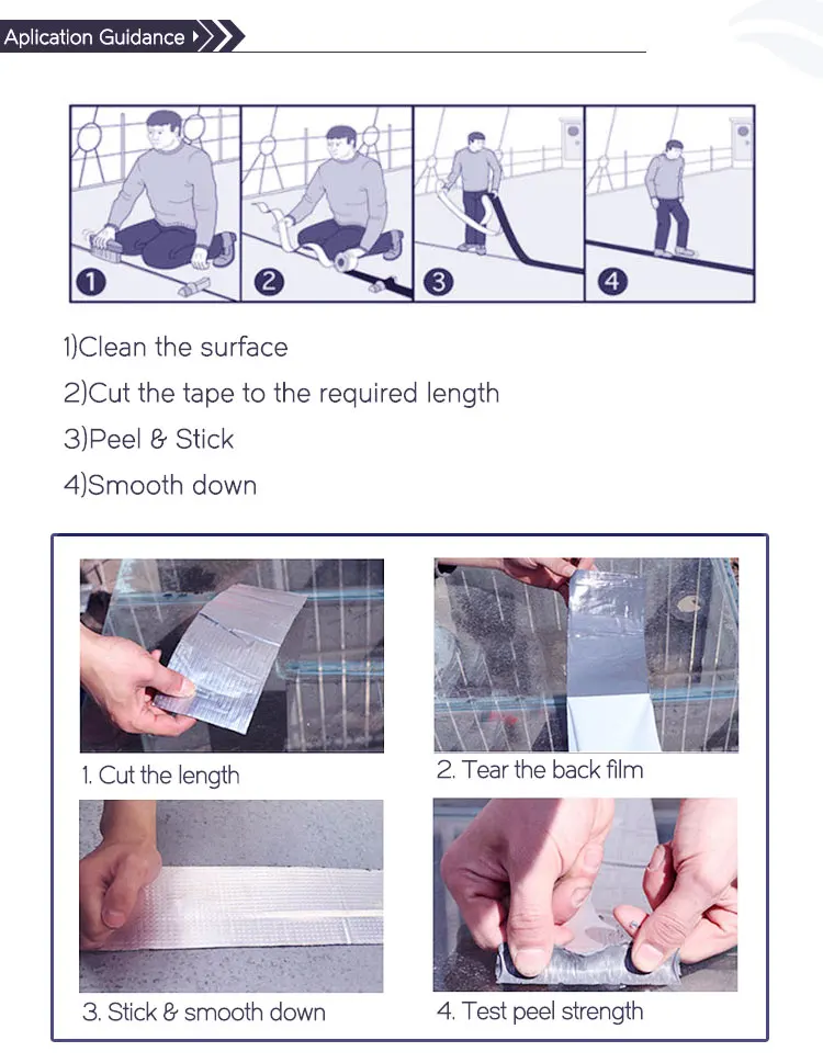 UV resistance window-specialized Waterproof 3m Butyl Rubber Tape