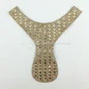 Wholesale hot fix rhinestone shoe accessories uppers for ladies accesorios para zapatos de mujer