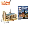 Paper puzzle B668 Places of Interest 3D DIY puzzle toy for fun with children