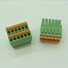 Screwless copper 3.5mm 3.81mm plug-in electric spring clamp terminal block