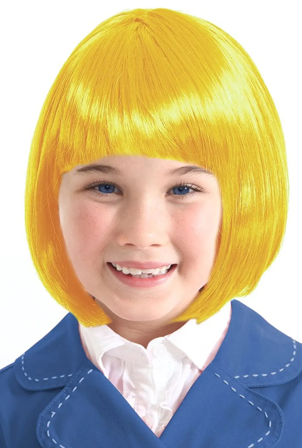 kids yellow wig