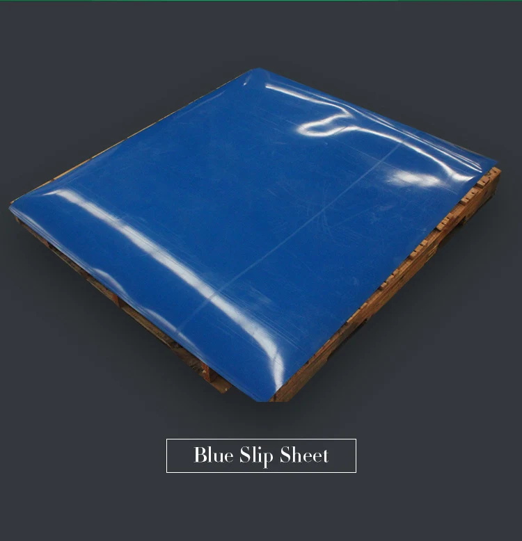 3.0mm Thickness Blue Anti Hdpe Plastic Slip Sheets For Transportation