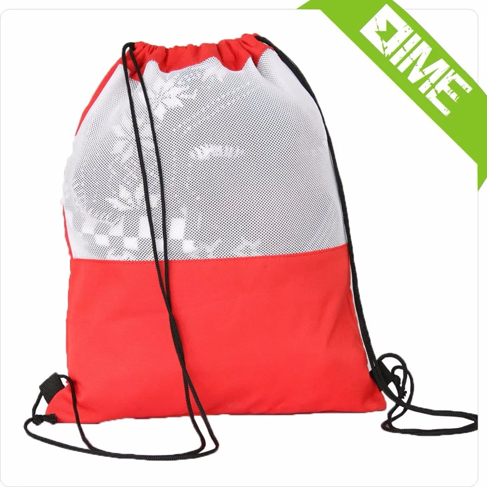 Hot Polyester Drawstring Bag For Storage Small Mesh Drawstring Bag For