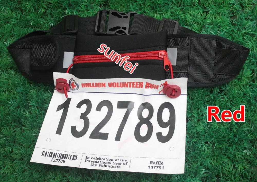 Moq10pcs Race Number Belt With Running Pouch,Performance Audio Race