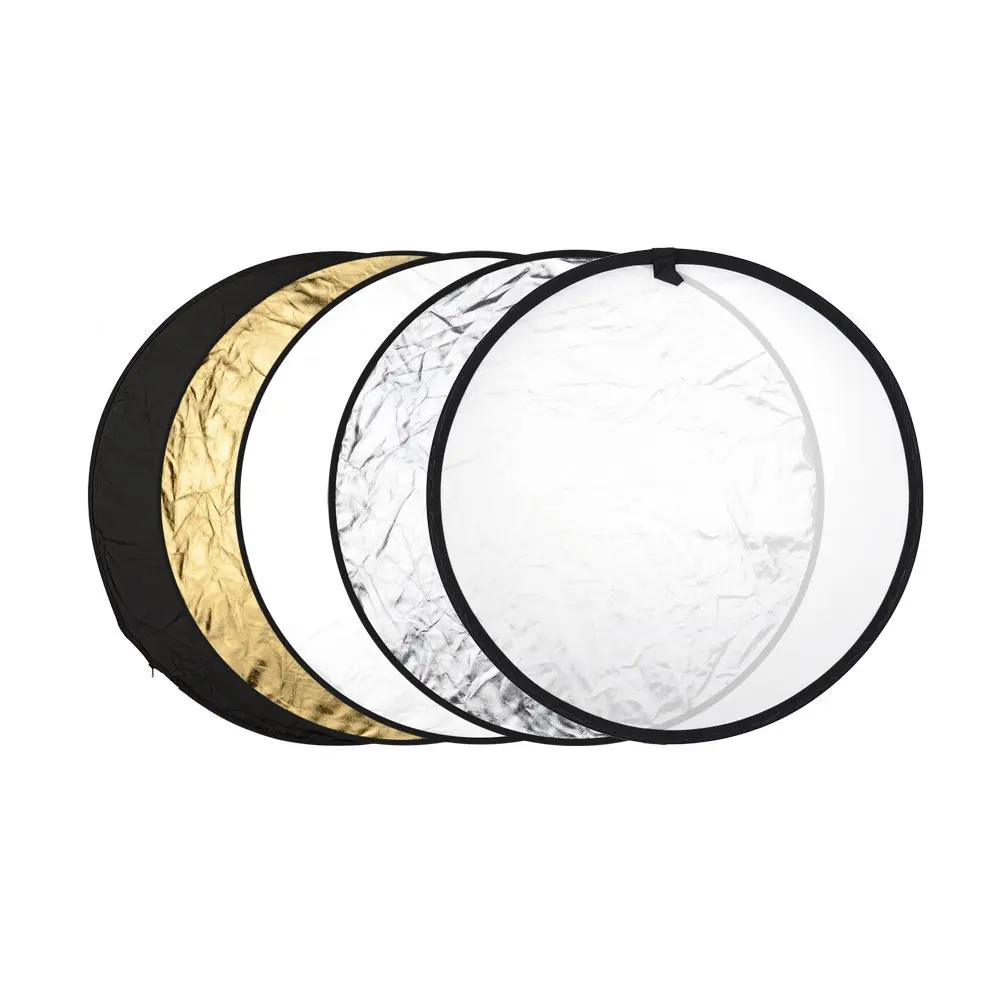 SPCR22K Translucent White and Black SP Studio 22-Inch 5-In-1 Reflector Kit Gold Silver