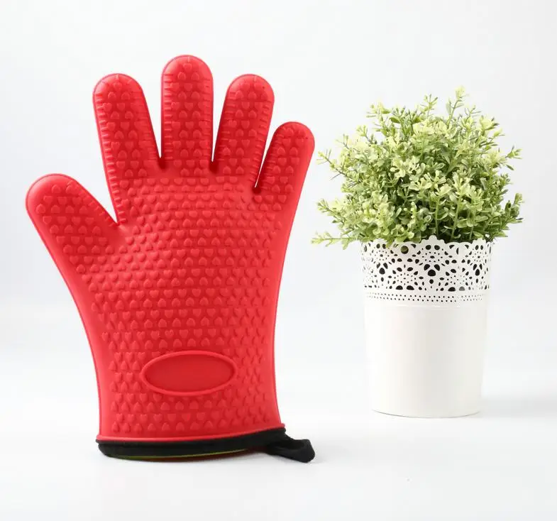 Kids Cooking Gloves Microwave Oven Nonslip Mitt Heat Resistant