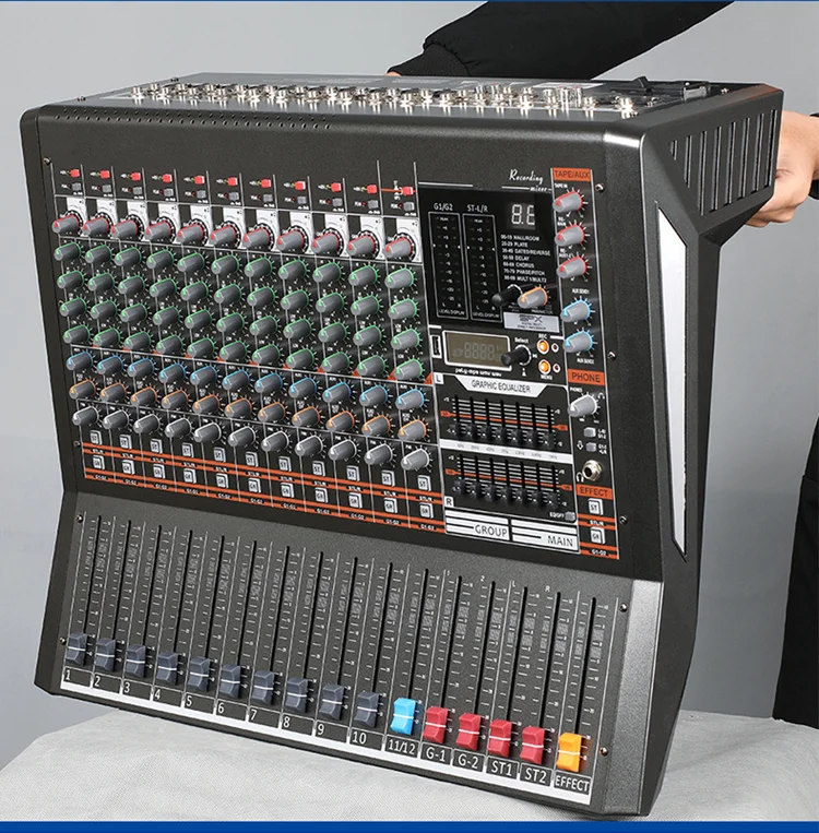 High Quality Mixing Console Professional Digital Audio Video Mixer 8 12