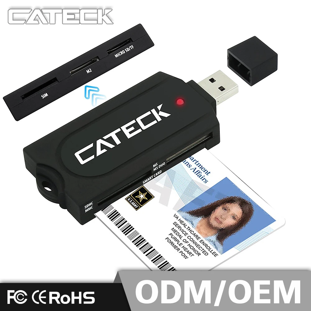 ISO 7816 USB Smart Chip Card Reader for SIM/EMV/CHIP/IC Card - ANKUX.COM