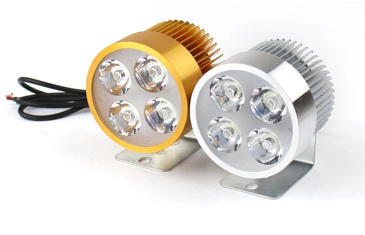 12W 6500K white light 800 lumen super bright led light for motorcycle