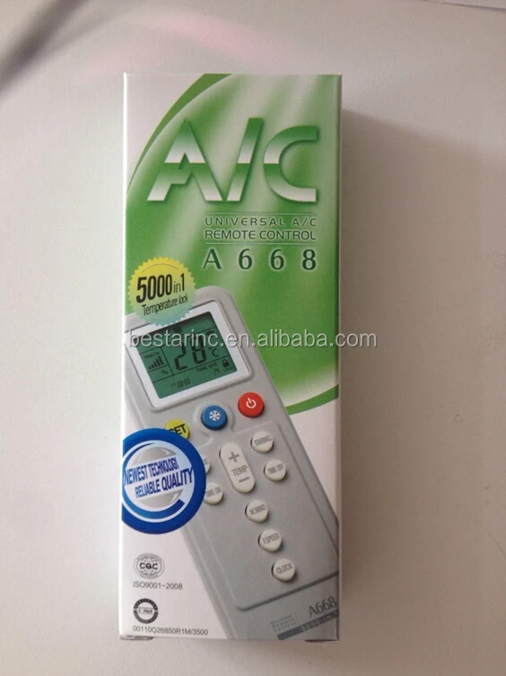 Universal A/c Remote Control For Air Conditioner A668 Buy Universal
