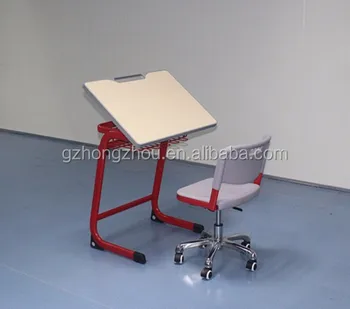 School Furniture Classroom Drawing Table And Chair Mdf Board