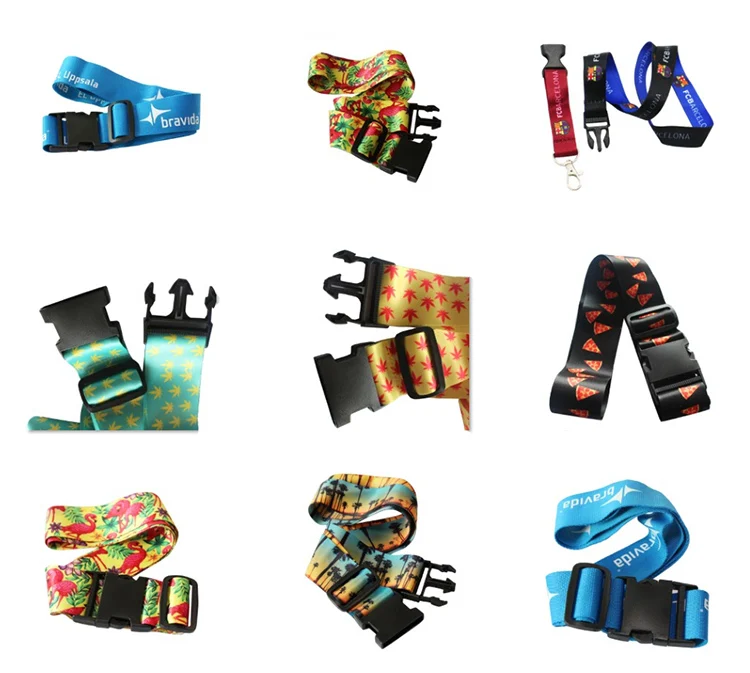 Wholesale Custom Cheap Luggage Strap Woven Luggage Belt
