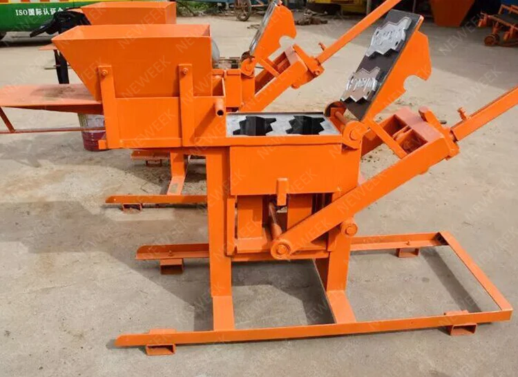 NEWEEK manual block eco hollow clay brick making machine small