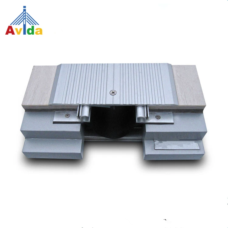 Beveled Aluminum Floor Expansion Joint Cover Plates In Joint