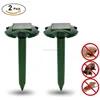GH-202 High Quality Ultrasonic Solar Powered Mole Repeller Efficient Mouse snakes mole chaser for Lawn Garden Yards