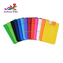 Высокое качество тепла сублимации кредит держатель для карт силиконовый смарт-кошелек для мобильных телефонов Силиконовые 3 М случае stick на