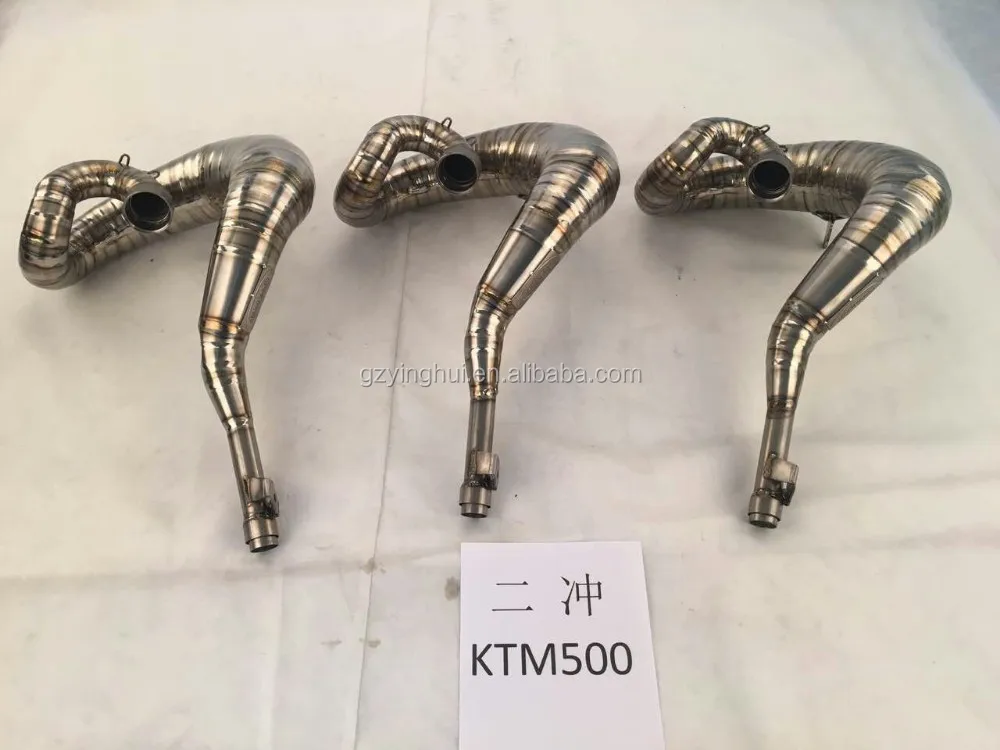 2 Stroke Motorcycle Titanium Exhaust Pipe System For Ktm500 Buy 2