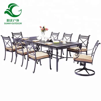 Used Hotel Patio Furniture Restaurant Table And Chair Cast