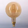 Gold Glass Giant Size LED Filament Lamp 4W 6W 8W 10W E26 E27 E40 Oversized LED Vintage Edison Bulb G200 G300 G380 BT180 3.5K
