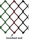Factory Price Pvc Coated Temporary Galvanized  Chain Link Mesh Fence Panels