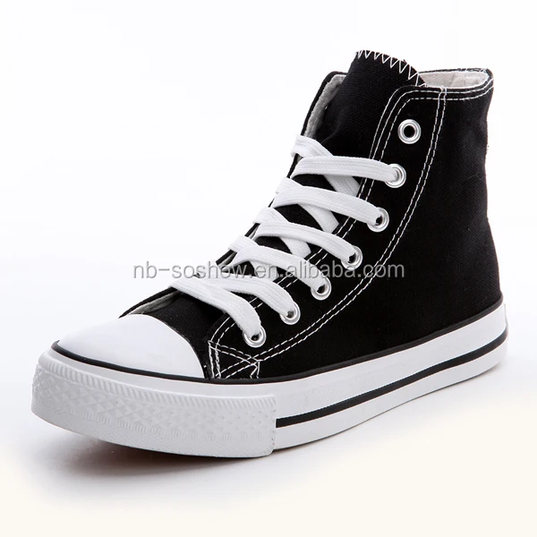 blank white canvas shoes