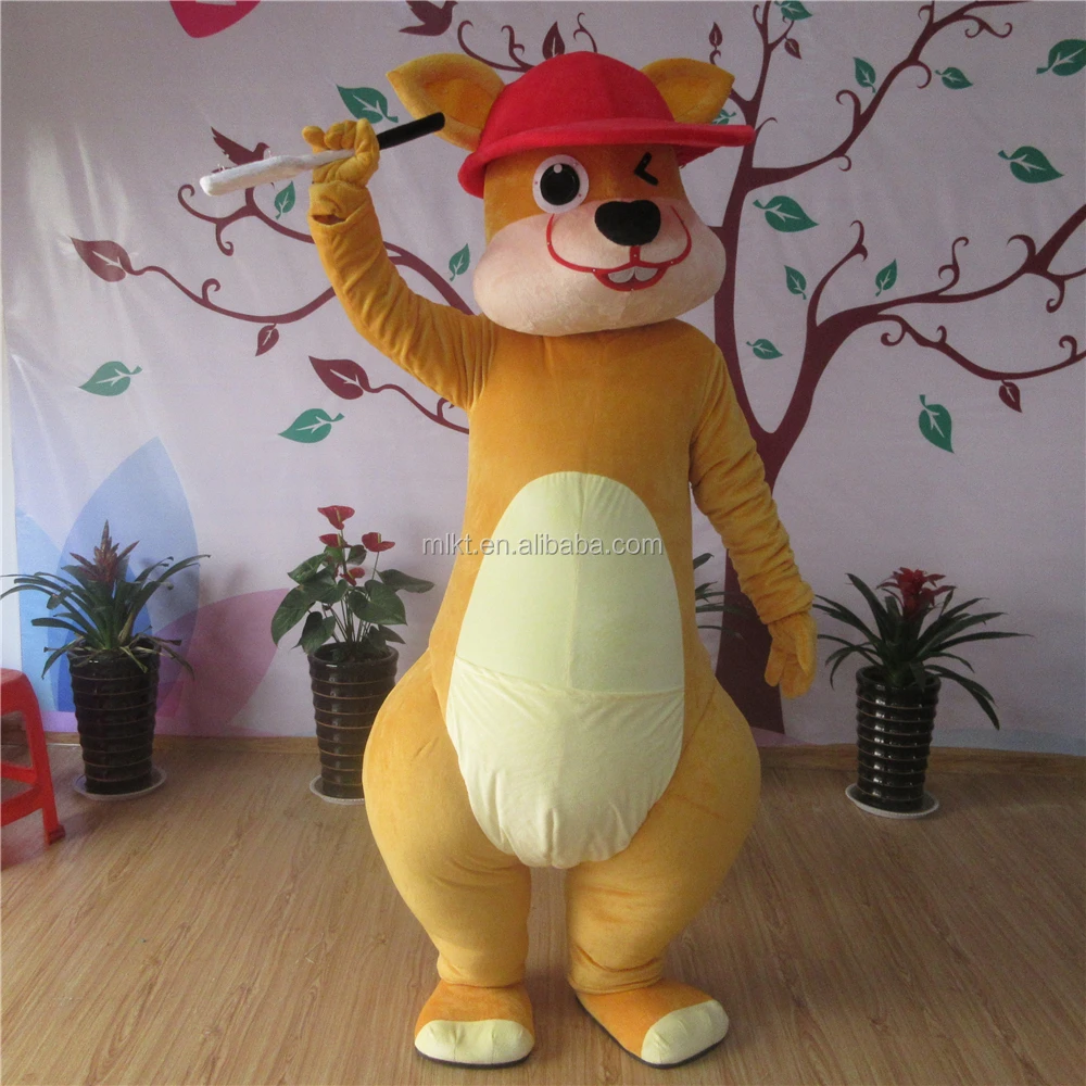 Wholesale Online Free Shipping Adult Kangaroo Couple Mascot Costume